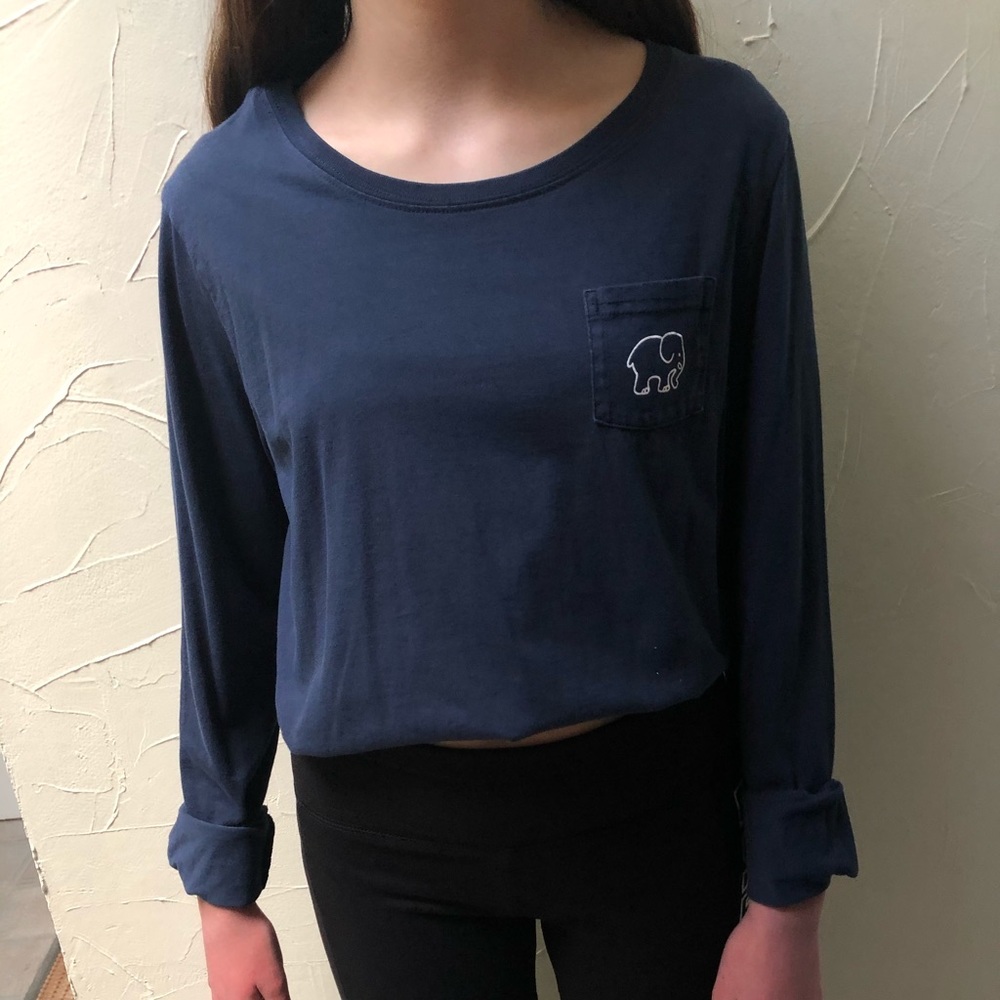 Ivory Ella long sleeve with small pocket